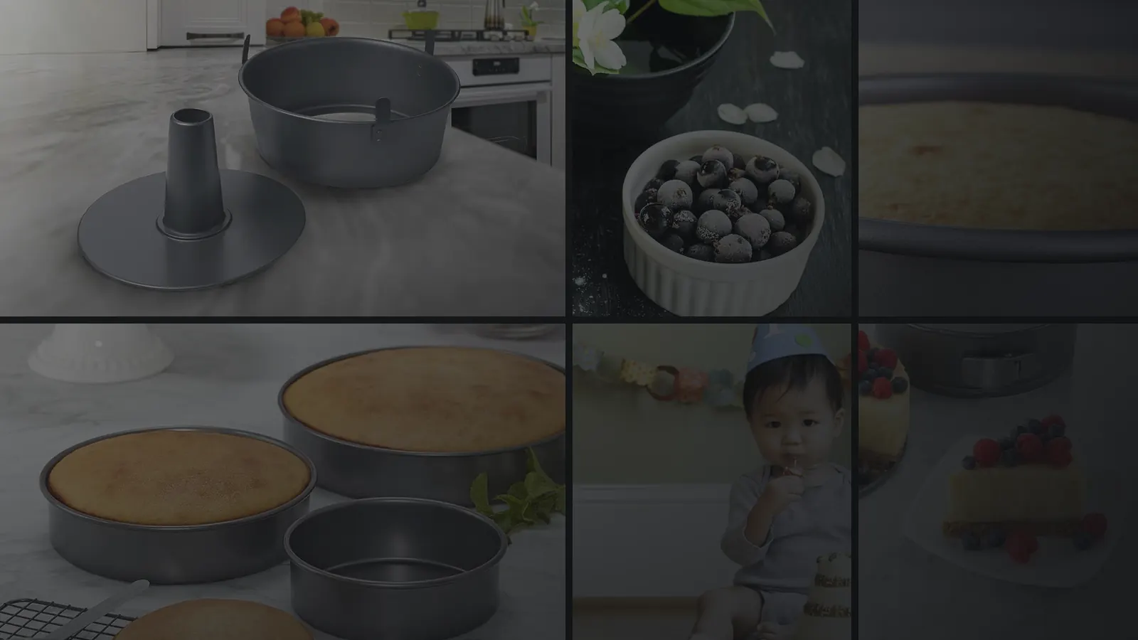 Chicago Metallic round cake pans, springform and angel food pans