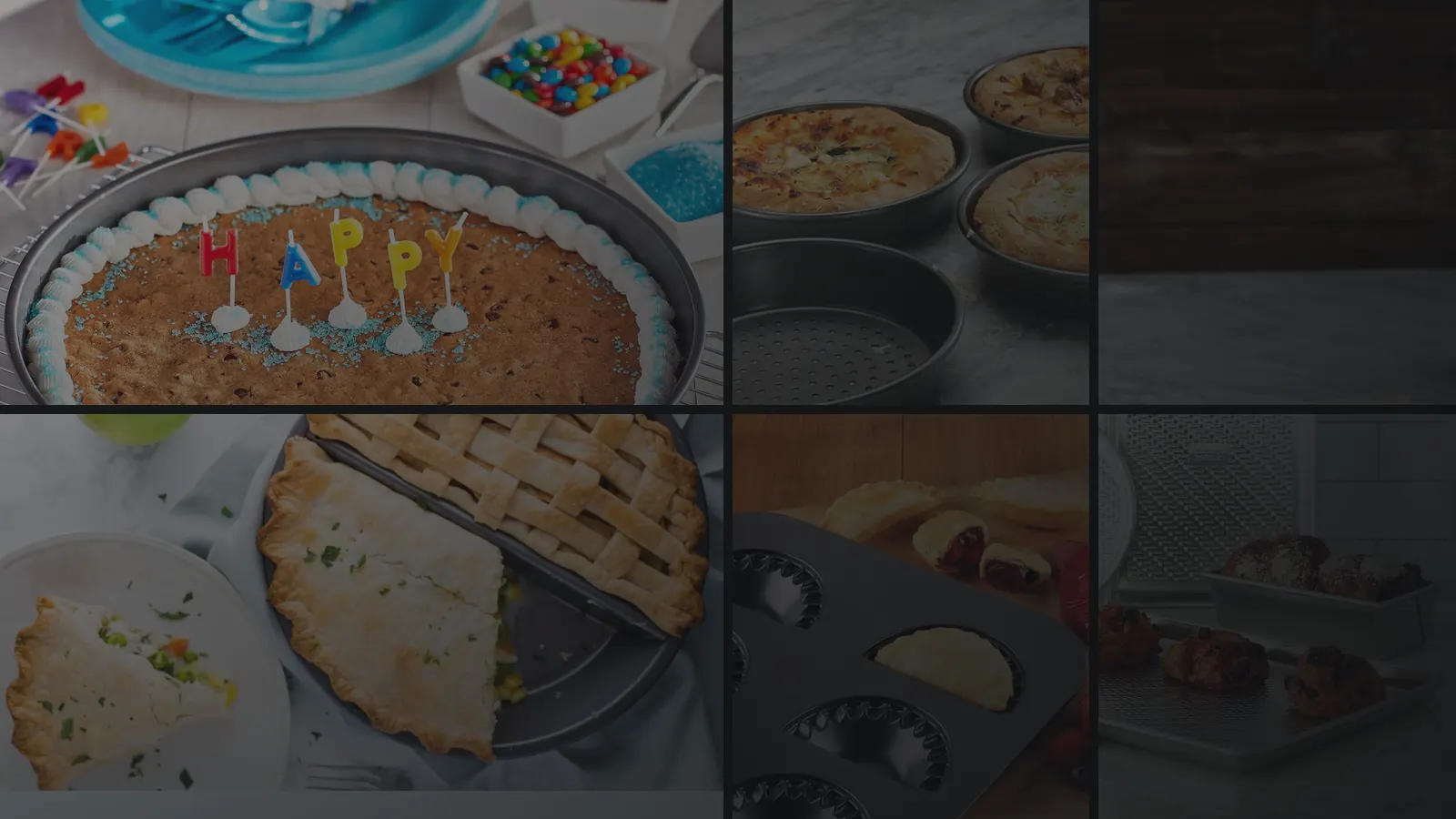 Chicago Metallic deep dish pizza pans, crispers and pie pans